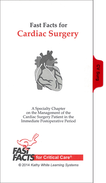 Fast Facts Optional Chapter: CV Surgery