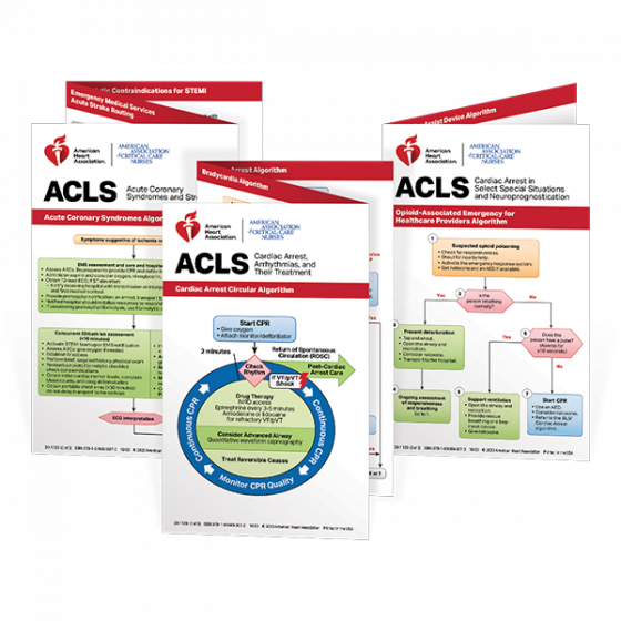 ACLS Pocket Reference Card Set