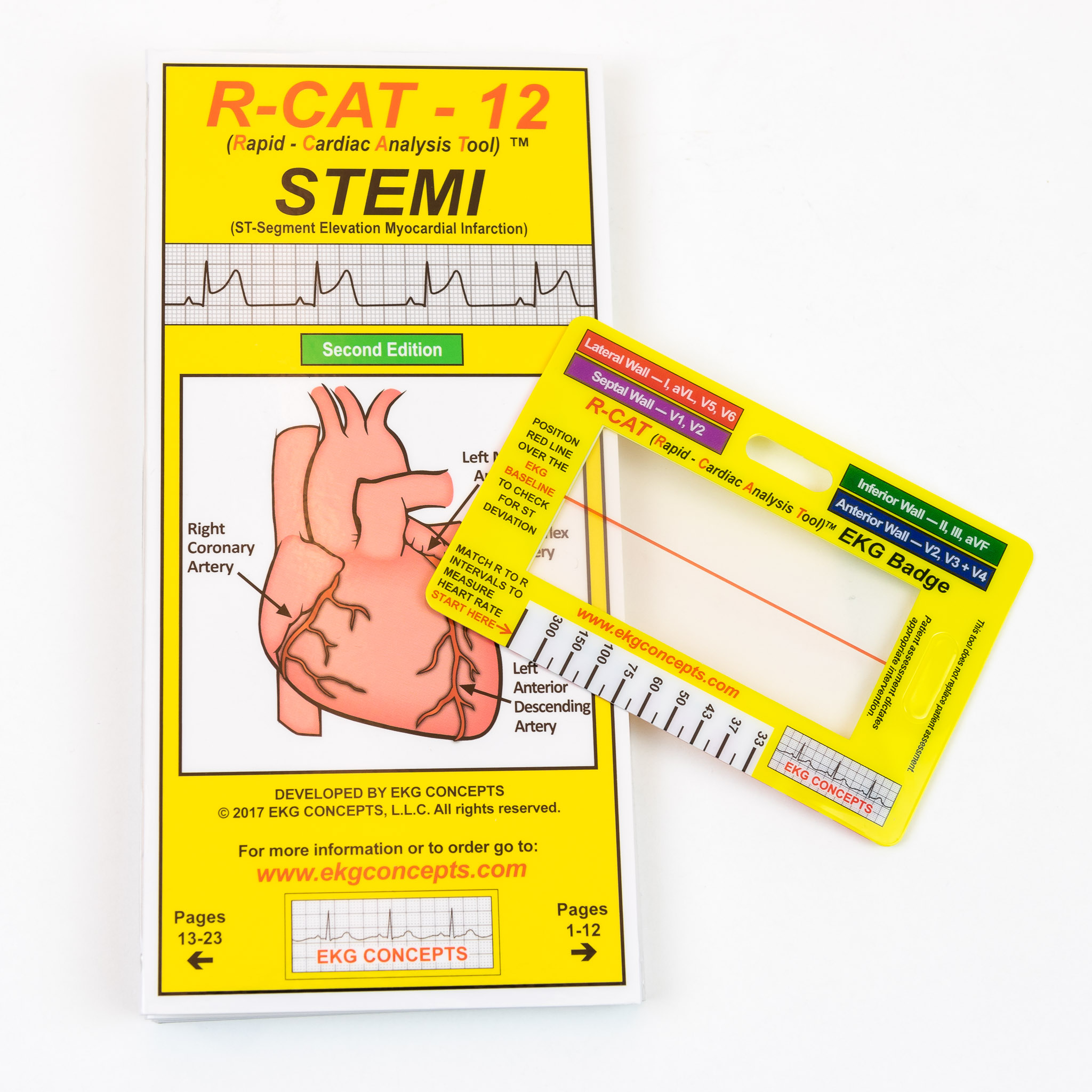 R-CAT 12 for STEMI includes EKG Badge