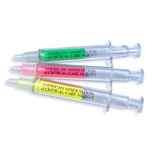 AACN Syringe Highlighters - pack of 3