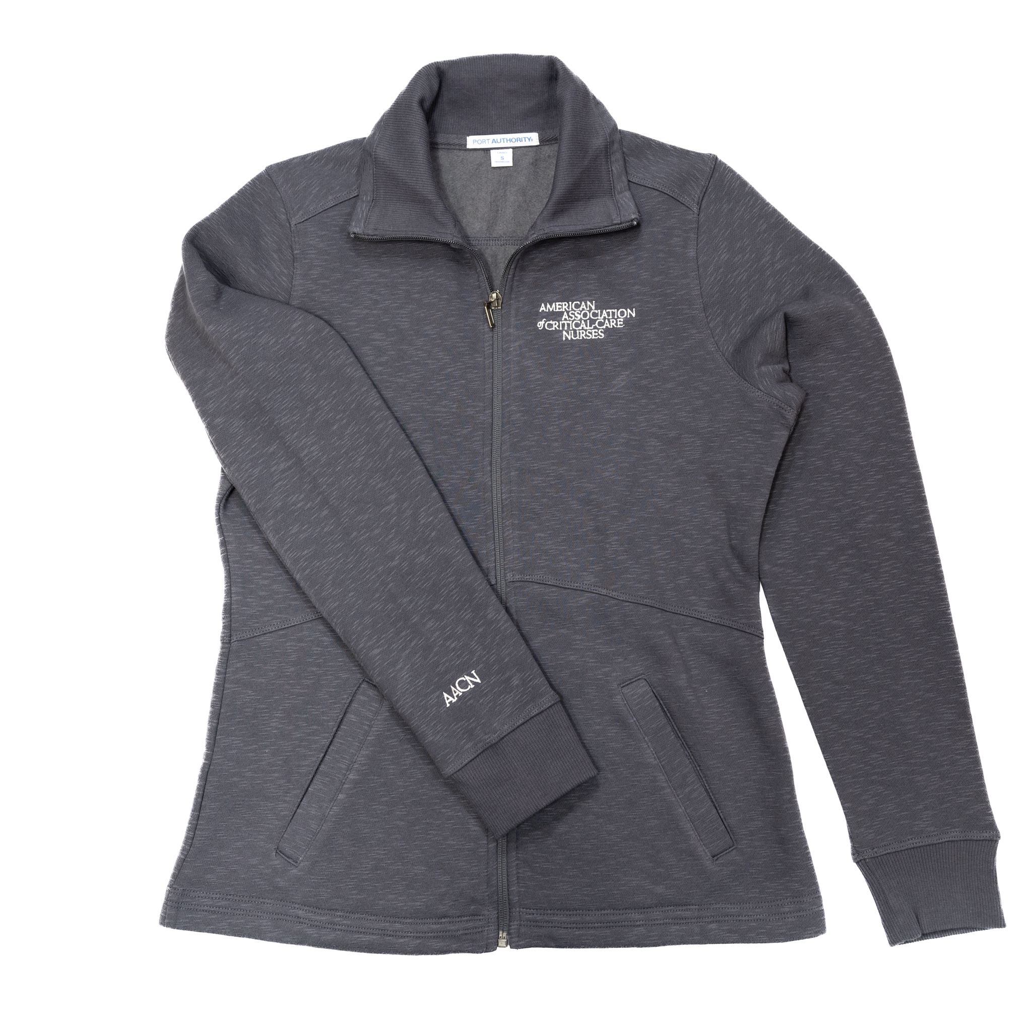 AACN Ladies Full Zip Jacket Gray - size XL