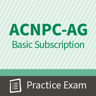 ACNPC-AG Certification Practice Exam and Questions Basic Subscription