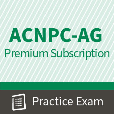 ACNPC-AG Certification Practice Exam and Questions Premium Subscription