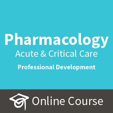 Acute and Critical Care Pharmacology